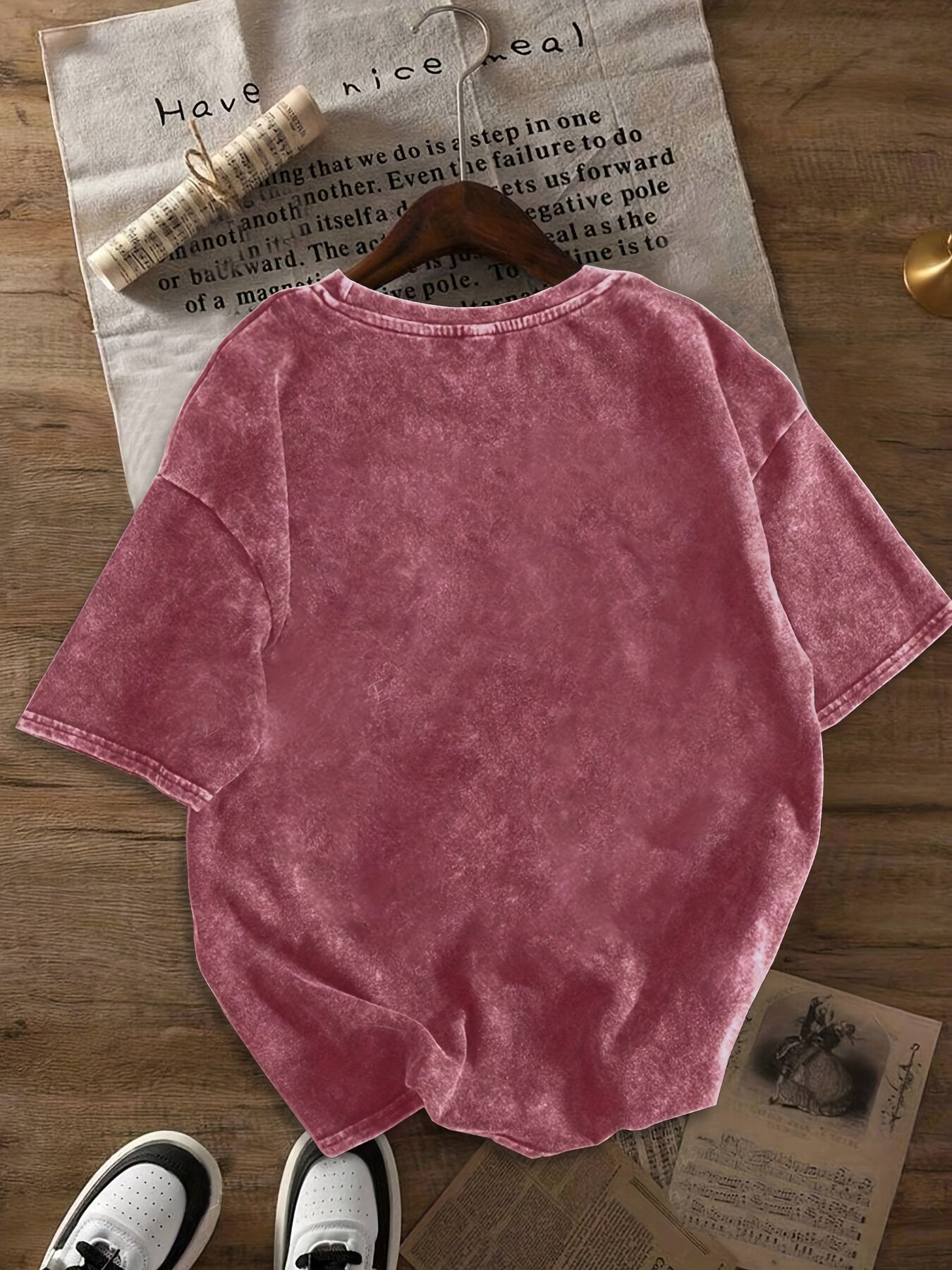 MatchDrop "Criss Cross" Vintage Washed T-Shirt